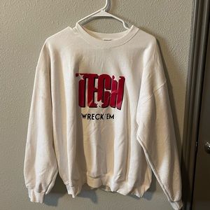 Cute TEXAS TECH Wreck Em' Sweatshirt W/ Stars
